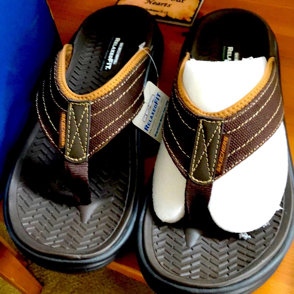 Skechers relaxed fit memory foam 360 sandals Men
